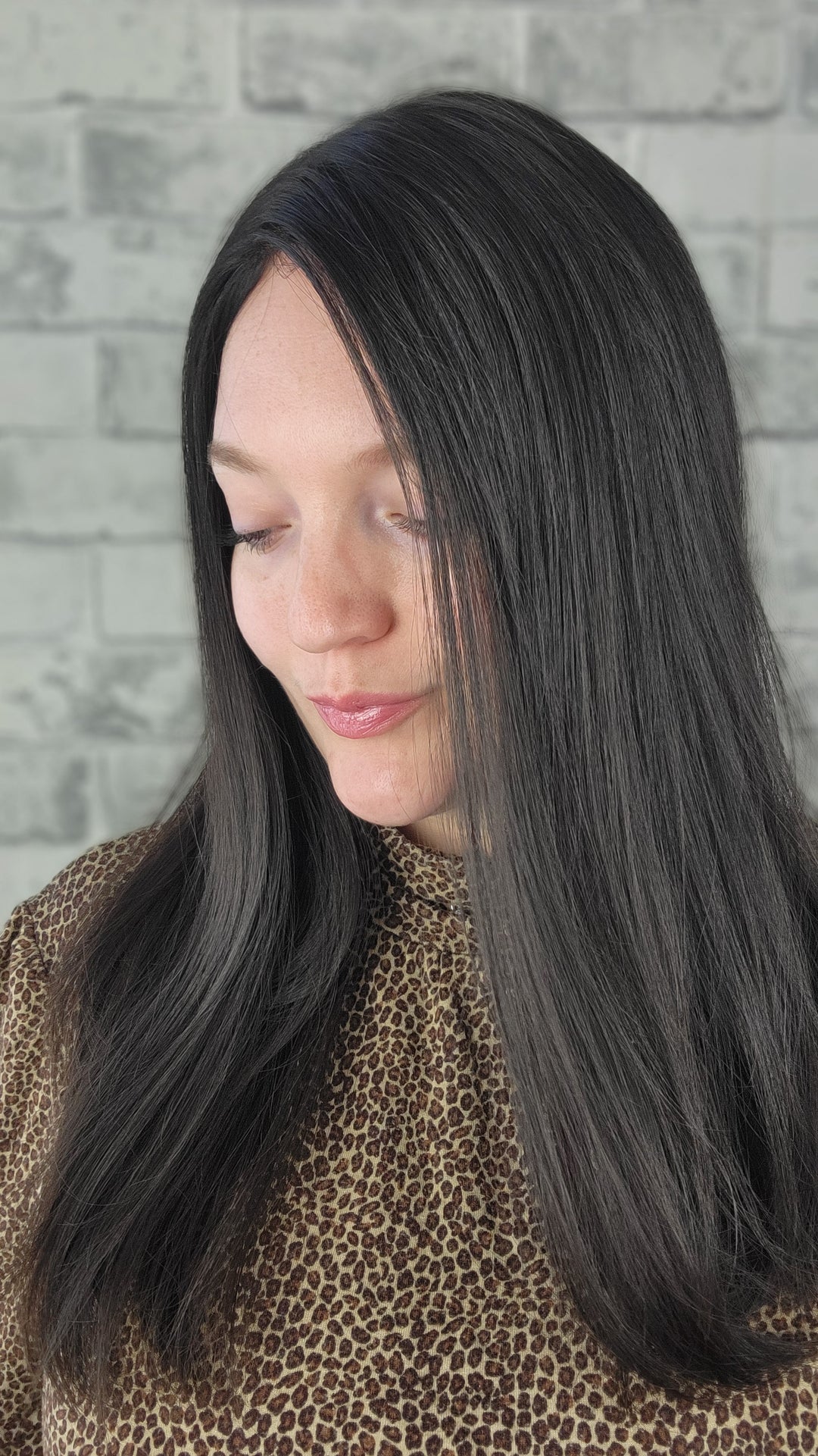 19" Closed Lace Topper - Natural Black (8x8)