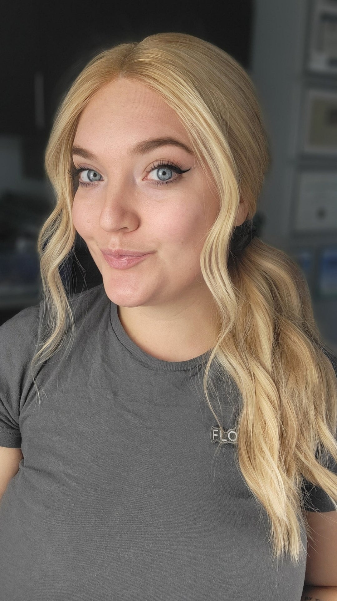 22" Lace Pony Wig - Icy Beige (S)