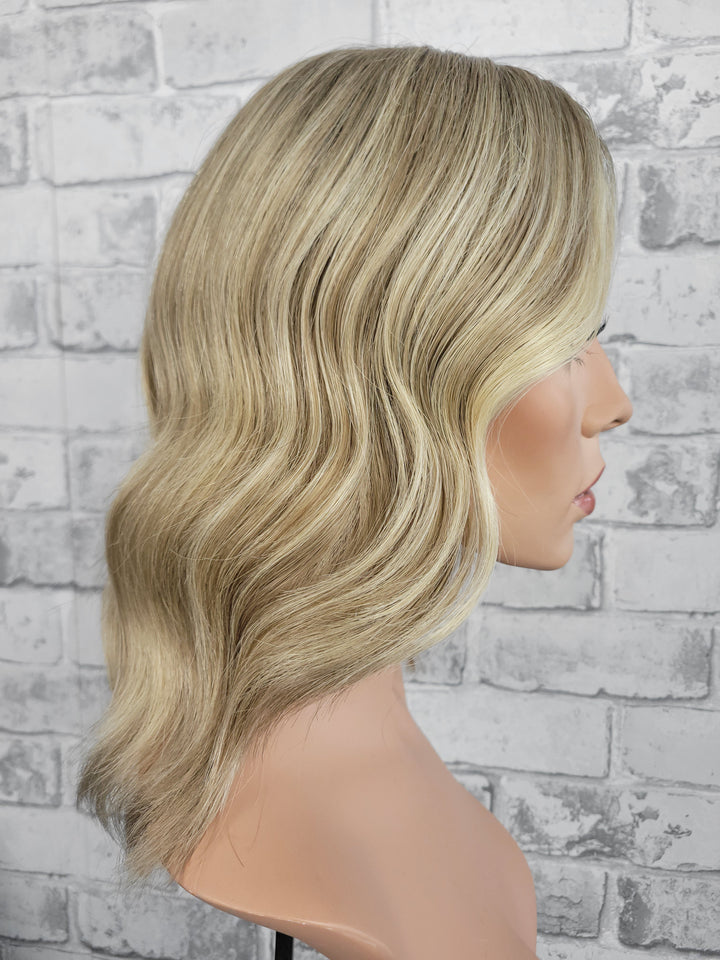 14" Closed Lace Topper - Golden Oak (8x8)