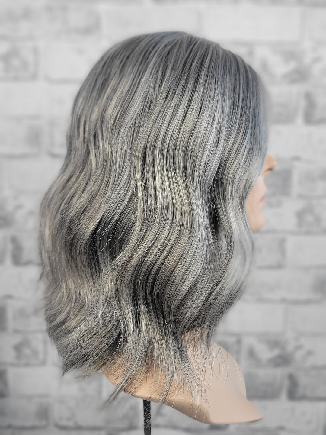 15" Lux Lace Wig - Salt'n'Pepper Shadow (S)