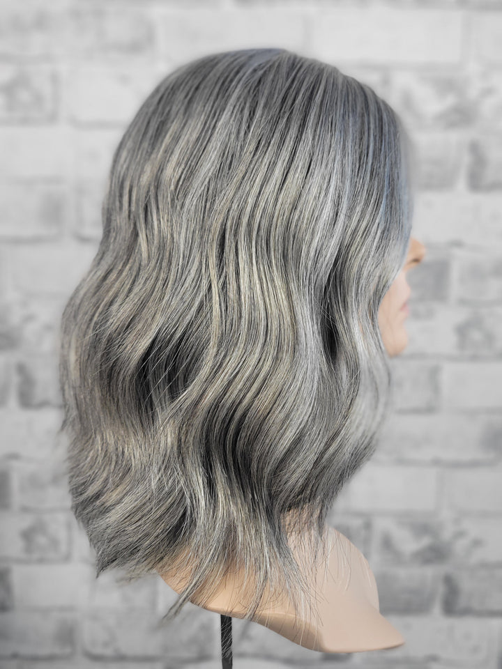 15" Lux Lace Wig - Salt'n'Pepper Shadow (S)