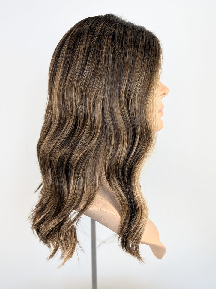 18" Lux Lace Wig - Dark Latte (M)