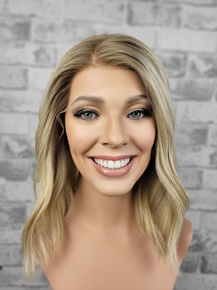 15" Lux Lace Wig - Riverstone Blonde (XS)