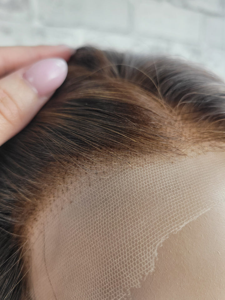 18" Lux Lace Wig - Bronzed Chestnut (S)