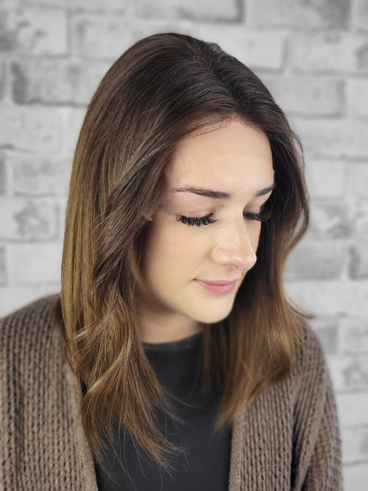 15" Lux Lace Wig - Chocolate Ombre (S)