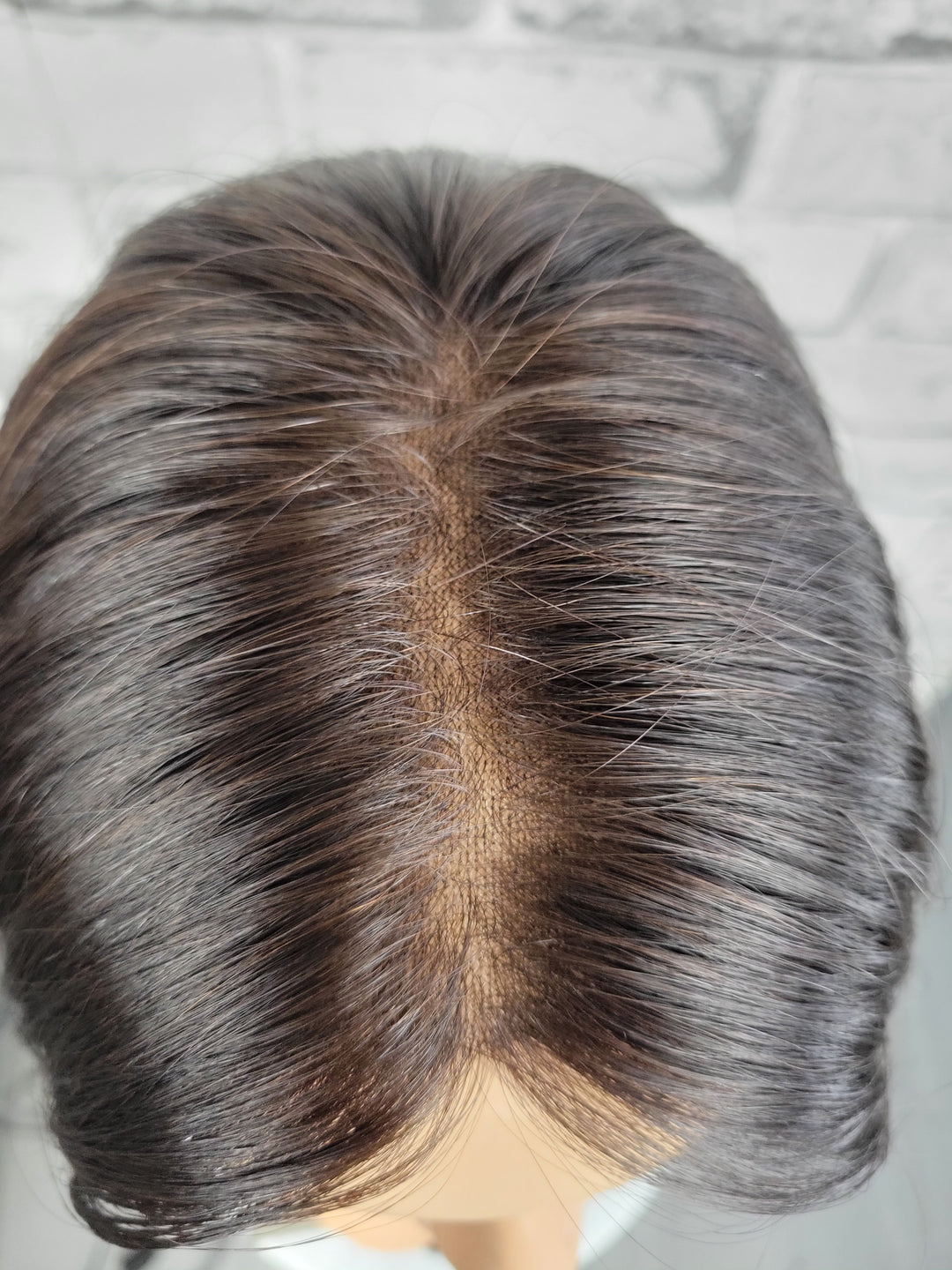 16" Closed Lace Topper - Darkest Brown (8x8)