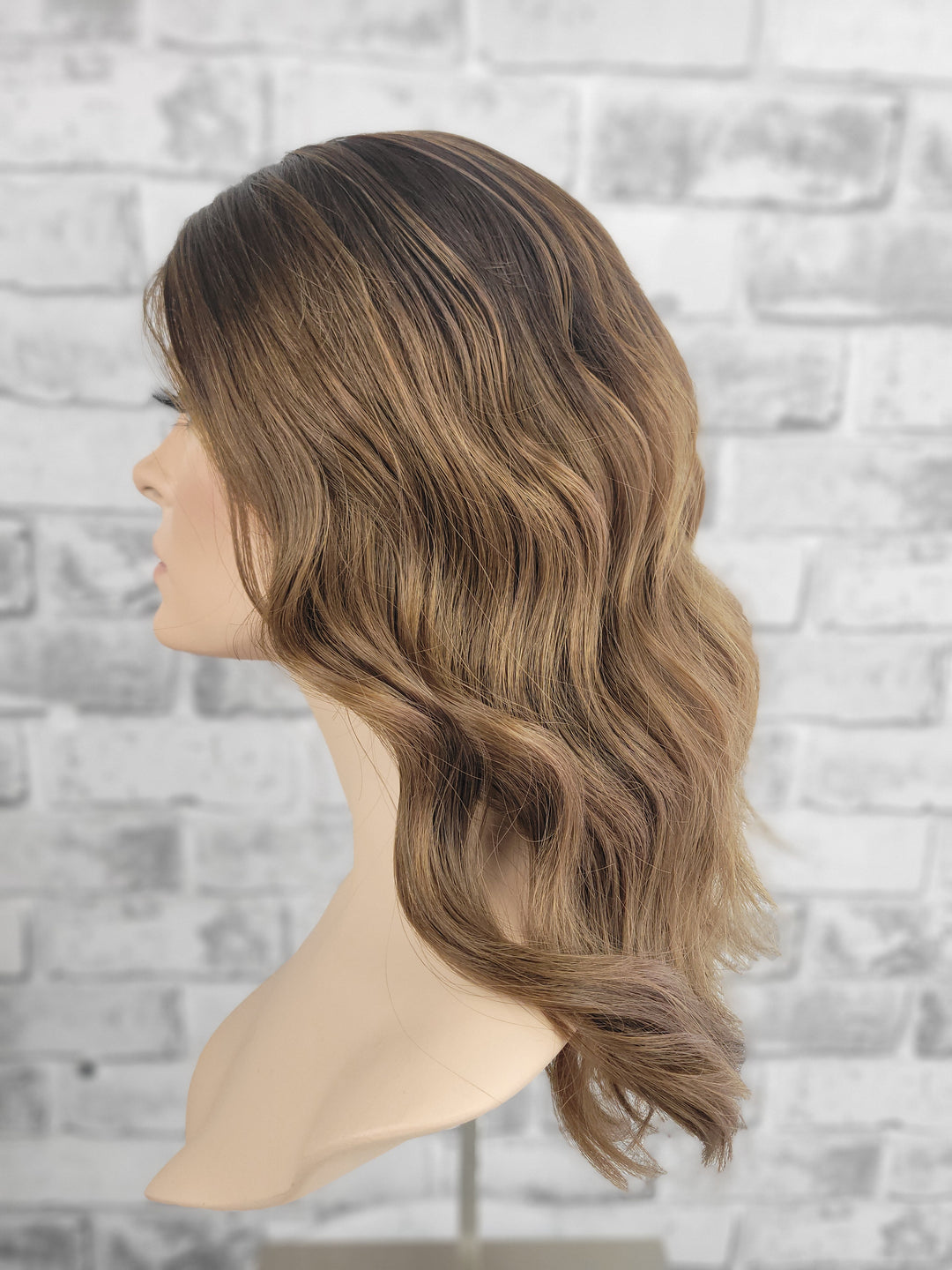 18" Lux Lace Wig - Bronzed Chestnut (S)