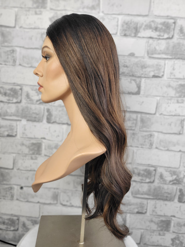 24" Lux Lace Wig SAMPLE SALE - Midnight Toffee (XS)