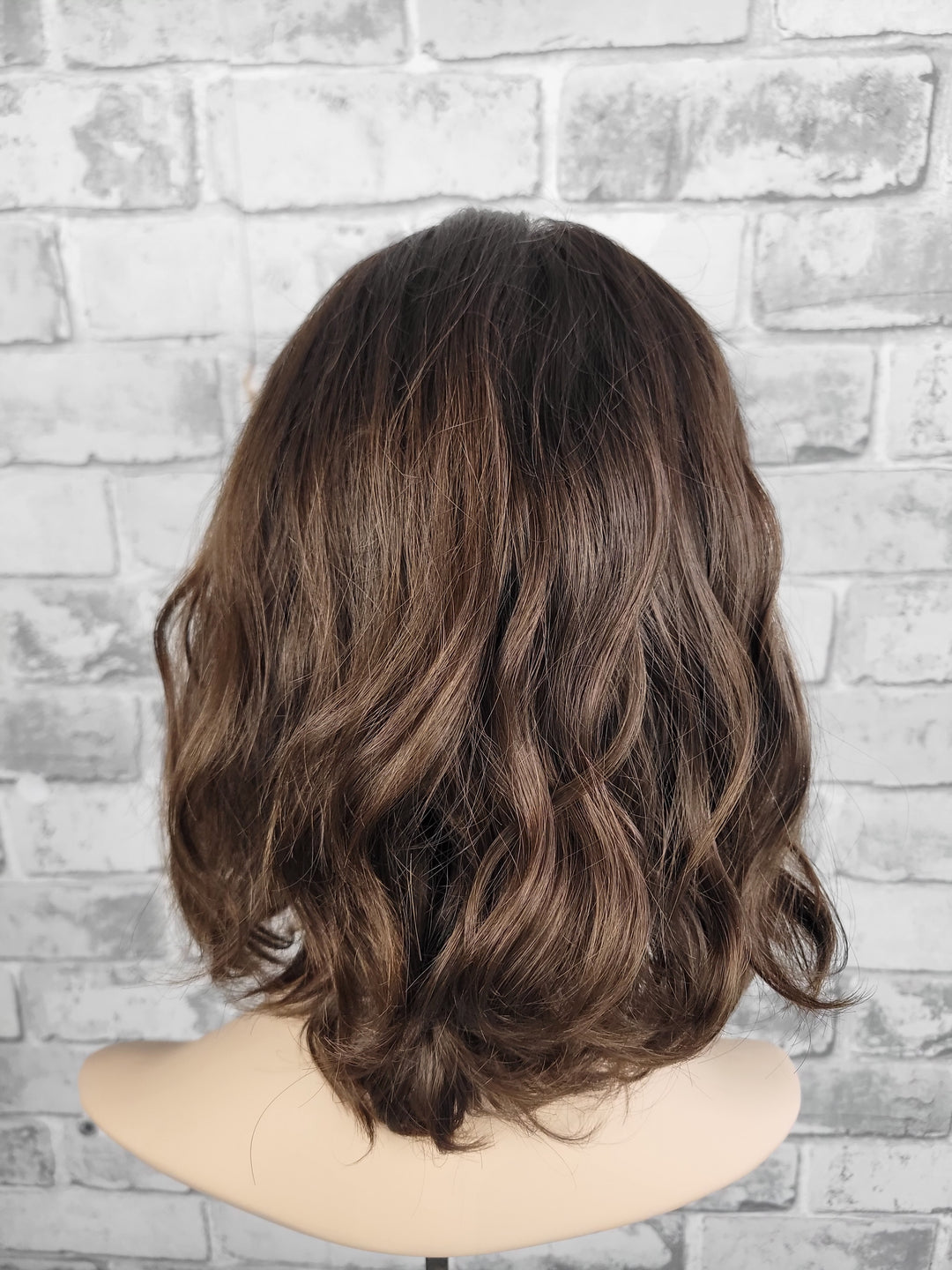 13" Lux Lace Wig Virgin Slavic -  Chocolate Wave (M)