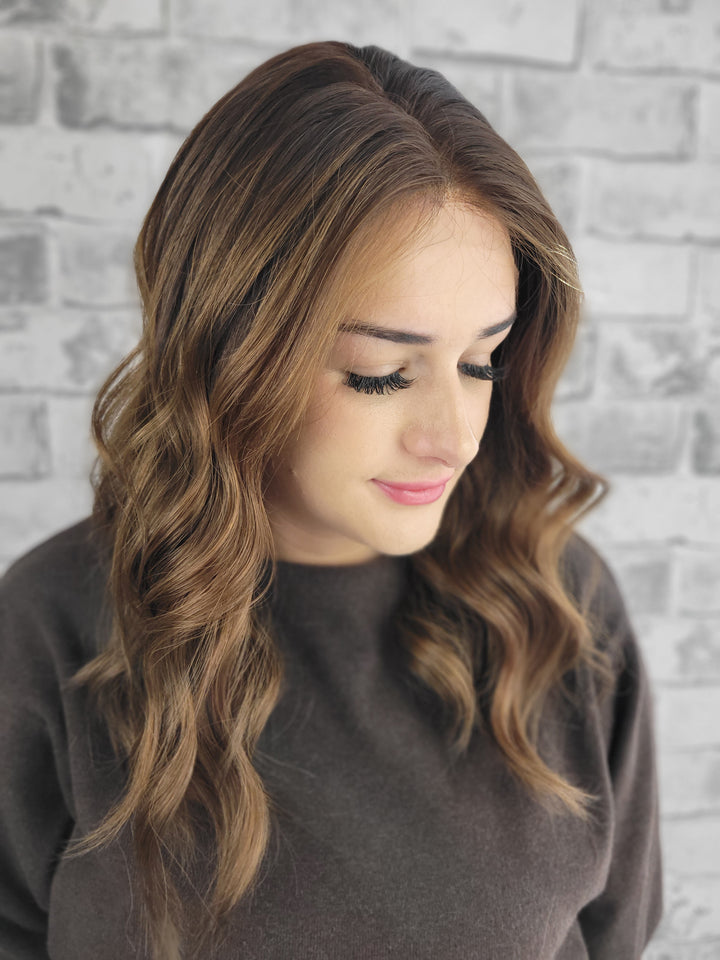 18" Lux Lace Wig - Bronzed Chestnut (S)