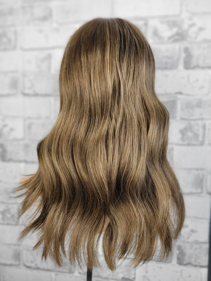 16" Closed Lace Topper - Toffee Ash (8x8)