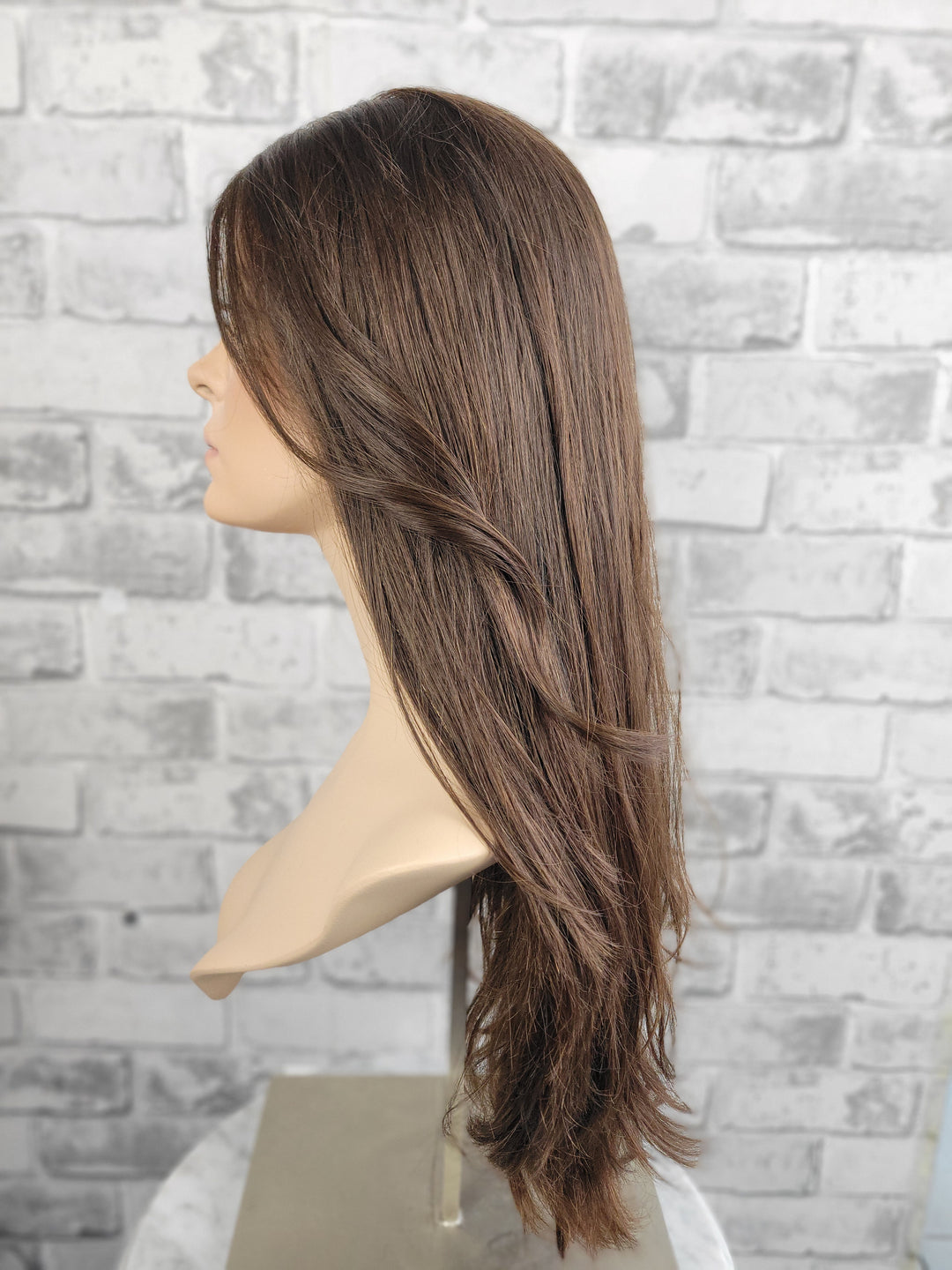 24" Lux Lace Wig Virgin Slavic -  Chocolate (S)