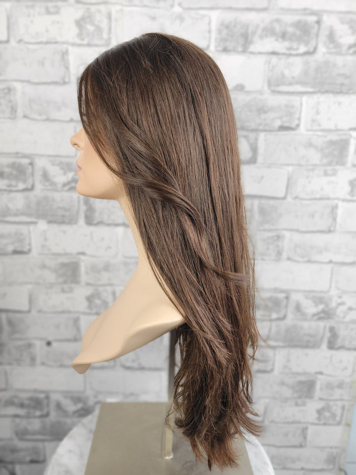 24" Lux Lace Wig Virgin Slavic -  Chocolate (S)
