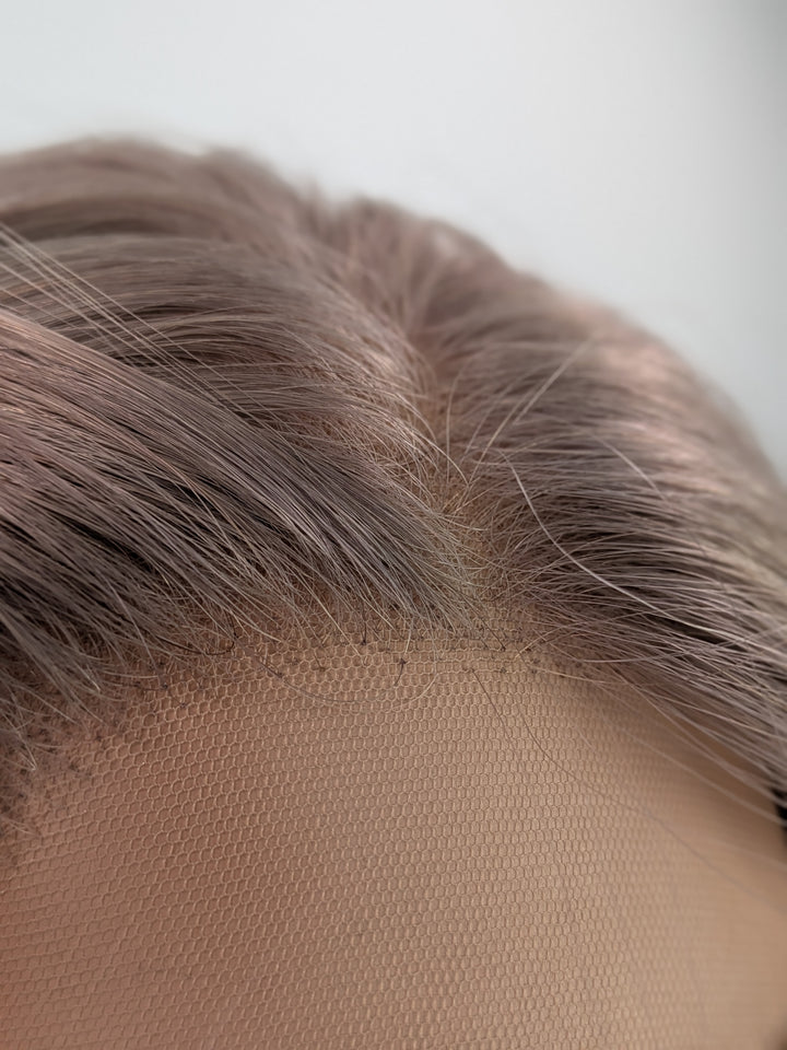 12" Lux Lace Wig - Platinum Ash (S)