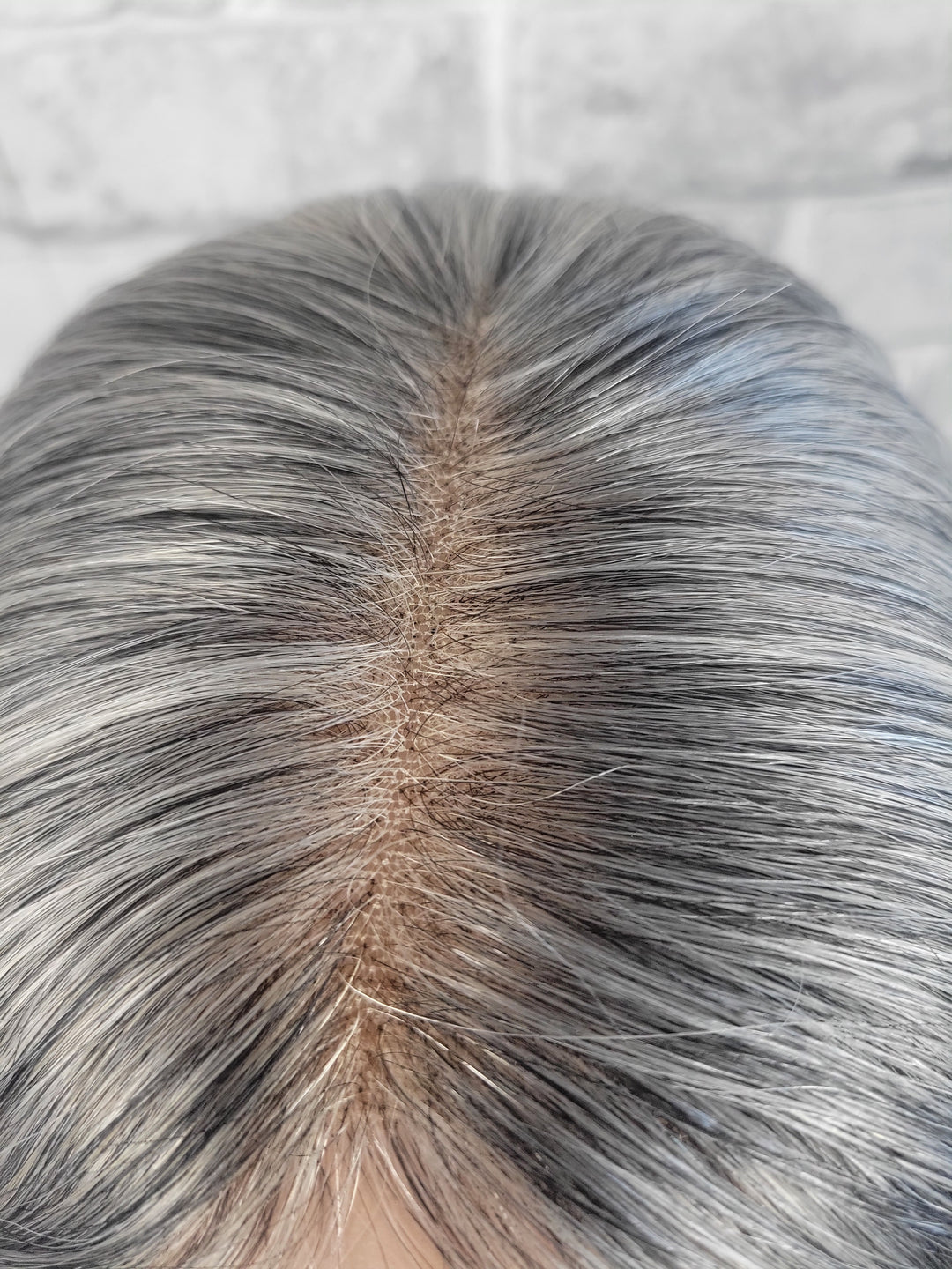 12" Closed Lace Topper - Salt 'n' Pepper Shadow (6x6)