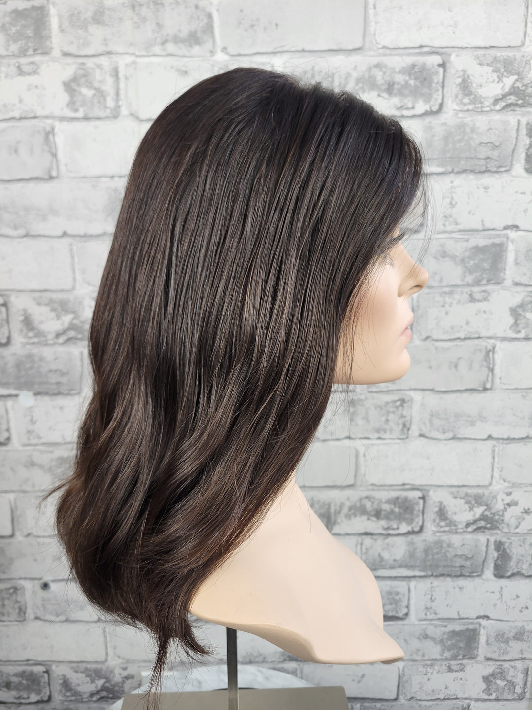15" Lux Lace Wig Virgin Slavic - Darkest Brown (M)