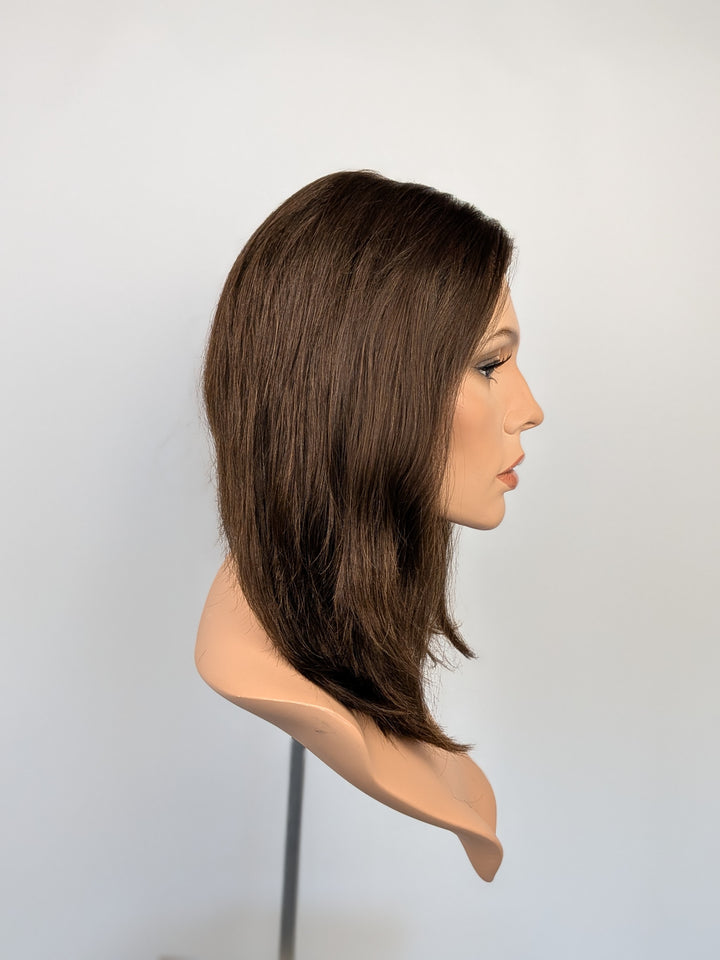 15" Lux Lace Wig Virgin Slavic -  Chocolate (M)