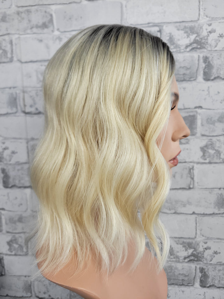 14" Closed Lace Topper - Icy Ash (8x8)