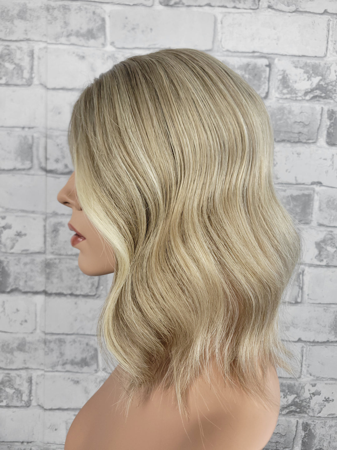 14" Closed Lace Topper - Golden Oak (8x8)