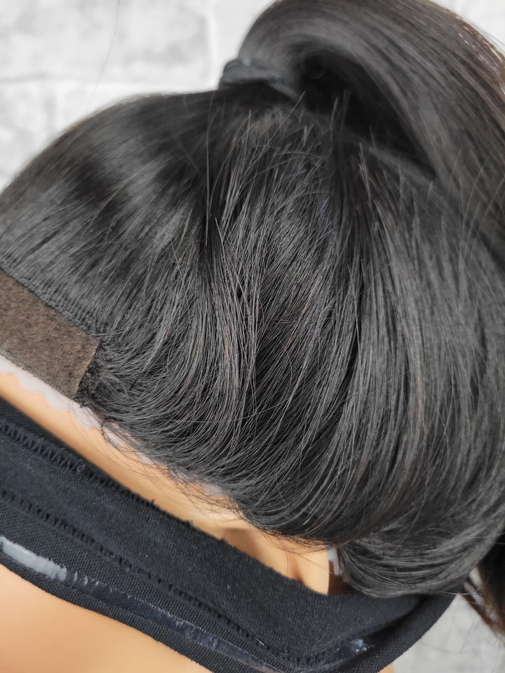 20" NEW Sport Pony Wig - Natural Black (M)
