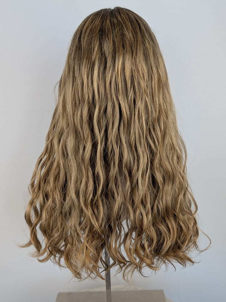 21" Lux Lace Wig Virgin Slavic - Harvest Blonde Curl (M)