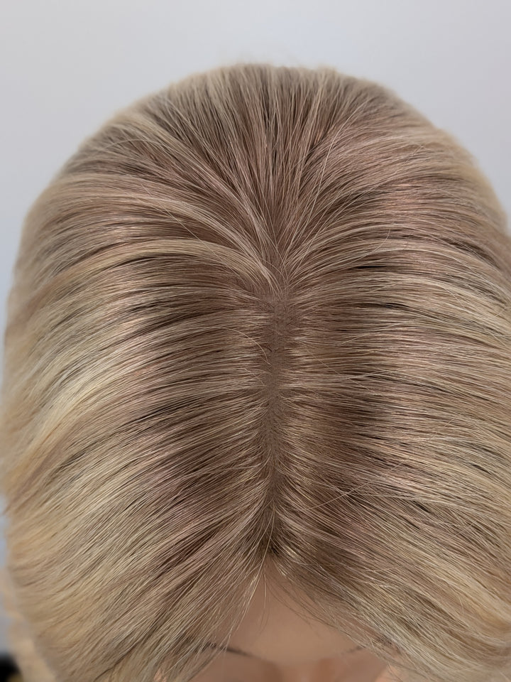 12" Silk Top Topper - Shortbread Blonde (8x8)