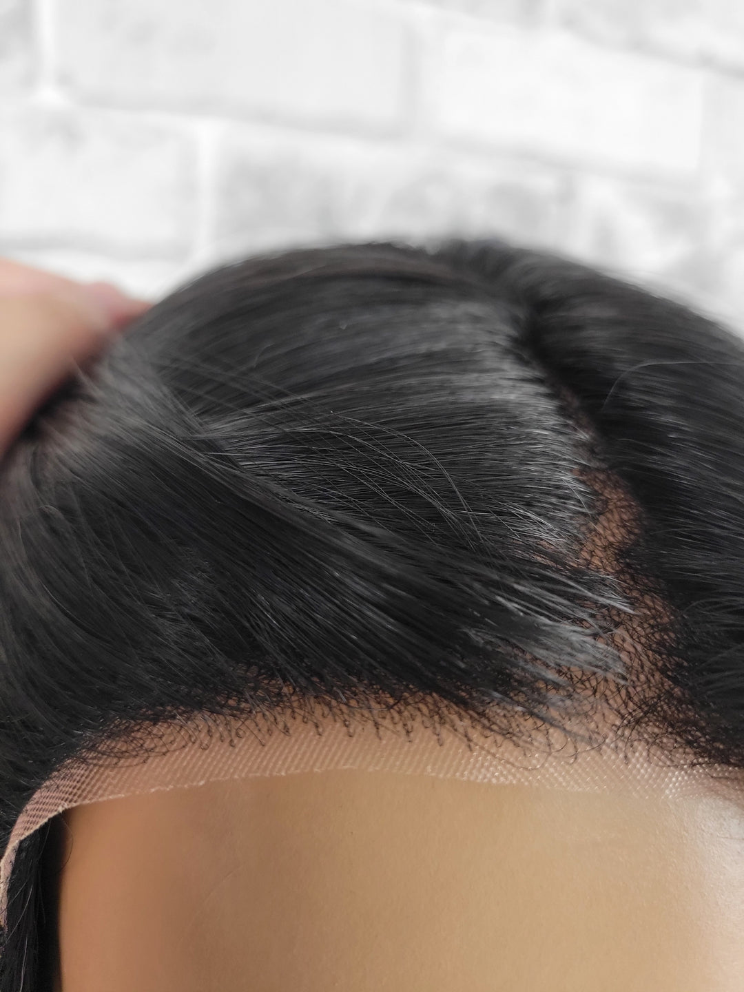 17" Synthetic Mono Top Wig - MBLA10/25-6 (S/M)