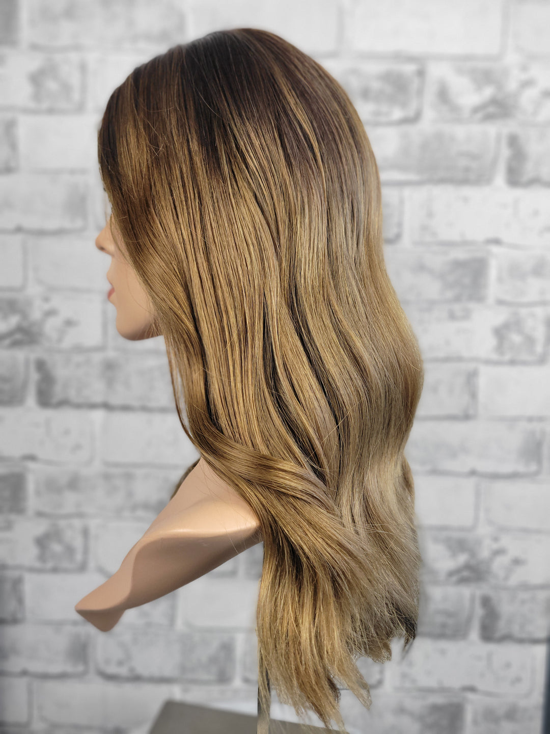 18" Lux Lace Wig - Bronzed Caramel (S)