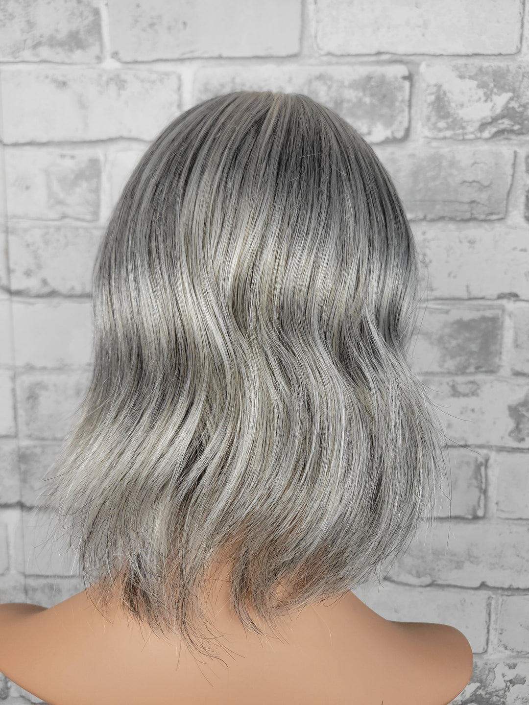 12" Closed Lace Topper - Salt 'n' Pepper (8x8)