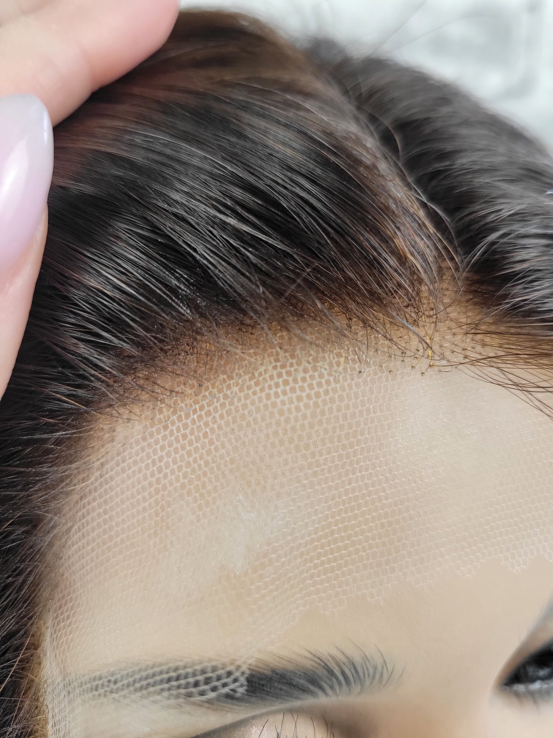 18" Lux Lace Wig - Darkest Brown (M)