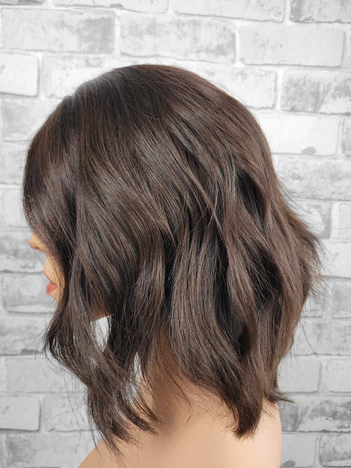 12" Lux Lace Wig - Darkest Brown (S)