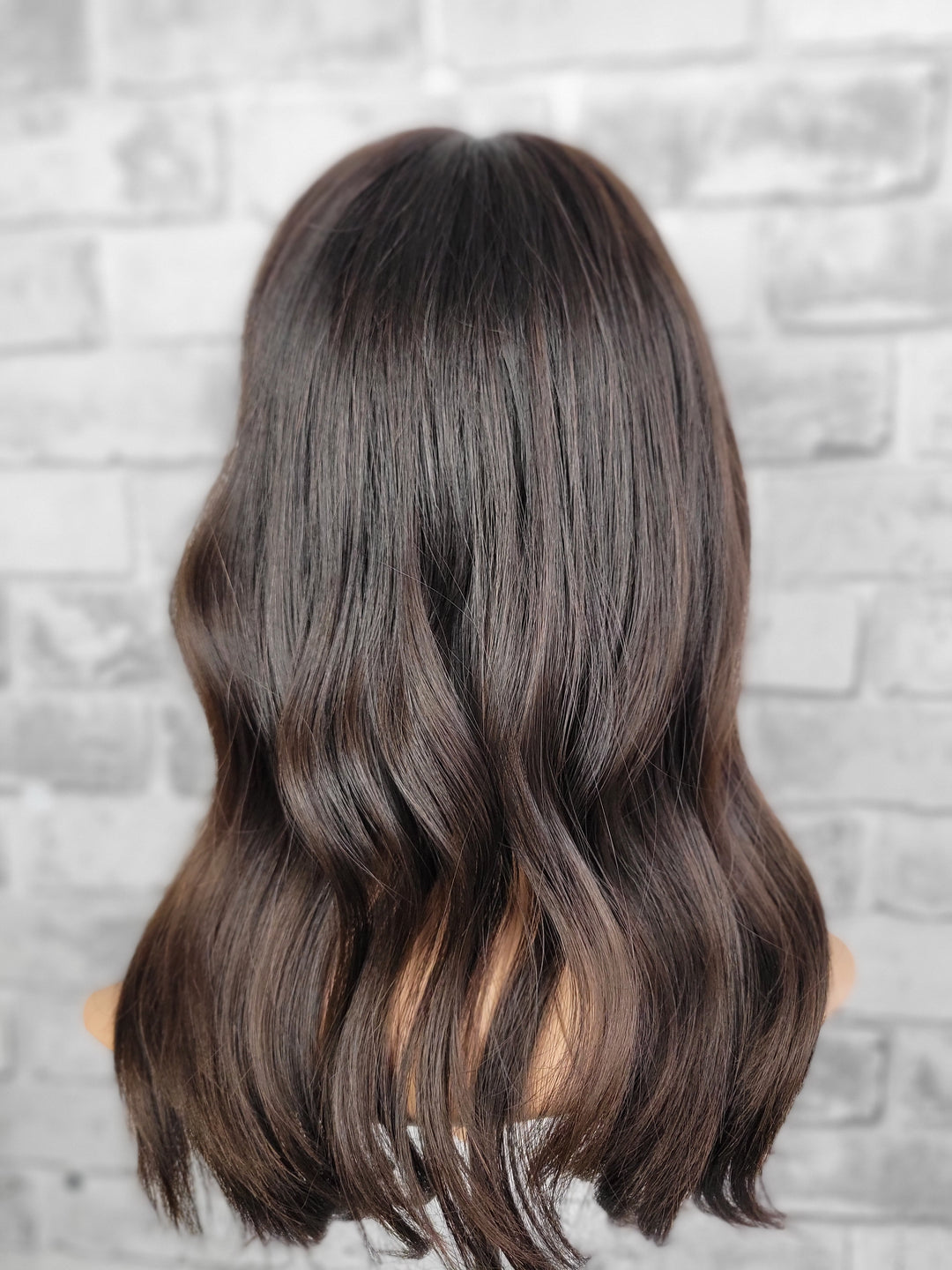 16" Closed Lace Topper - Darkest Brown (8x8)
