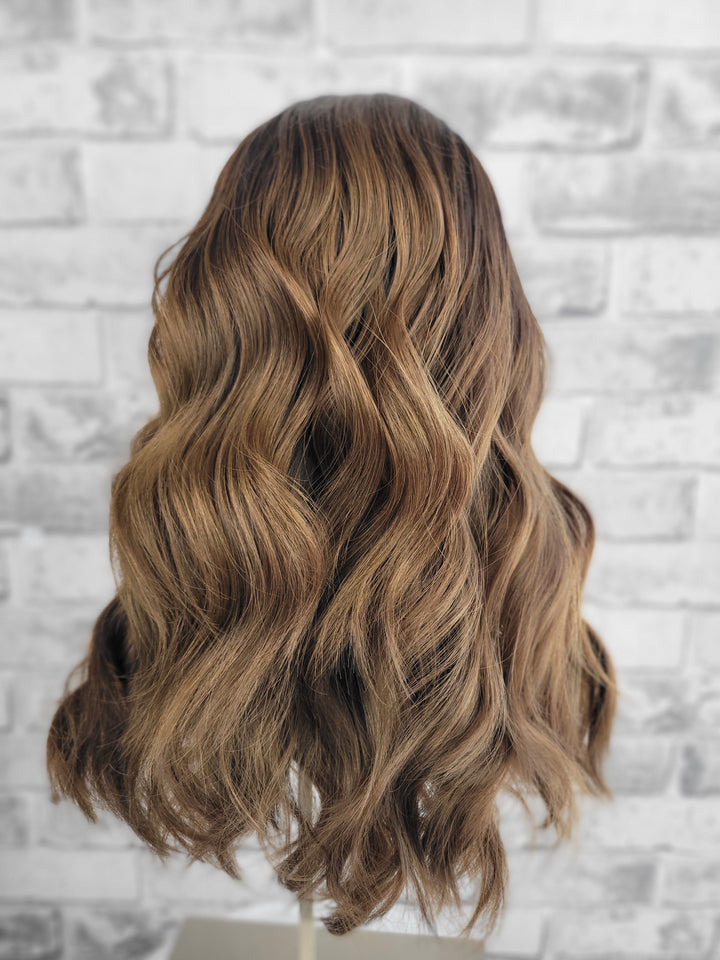 18" Lux Lace Wig - Bronzed Chestnut (S)