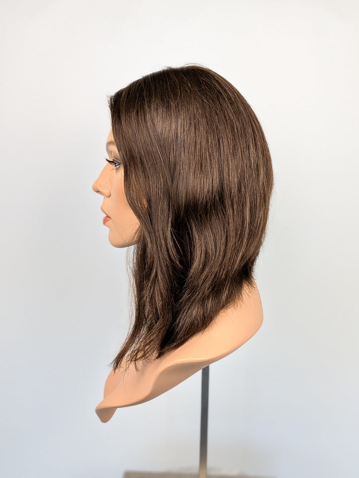 15" Lux Lace Wig Virgin Slavic -  Chocolate (M)