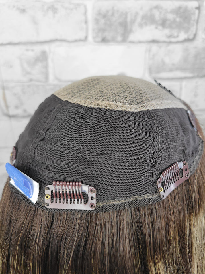 16" Closed Lace Topper - Goldstone (8x8)