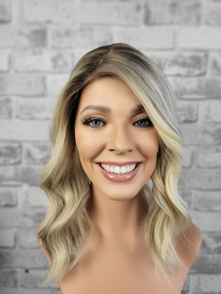 15" Redefined Silk Topper - Soft Cream Blonde (8x8)