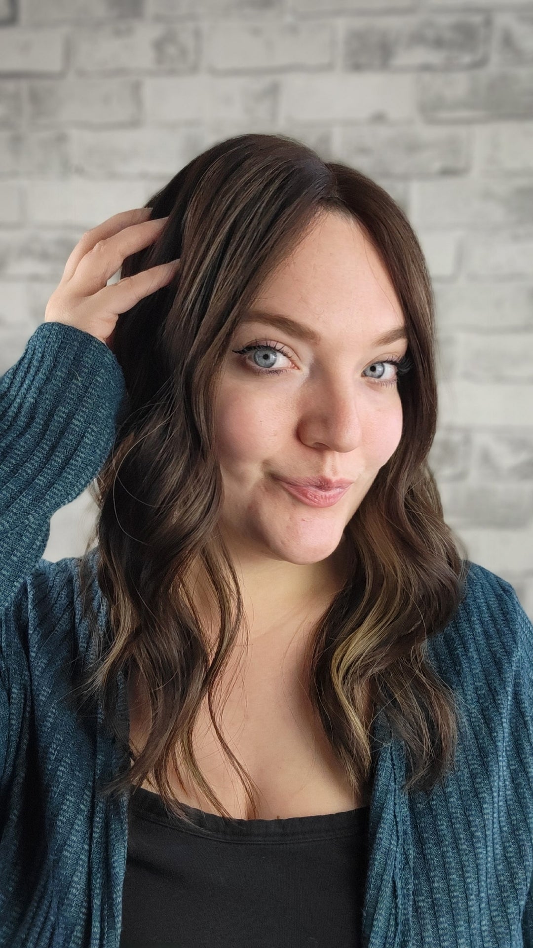 16" Closed Lace Topper - Goldstone (8x8)