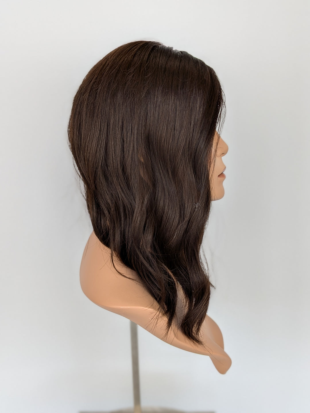 16" Silk Top Topper - Darkest Brown (8x8)