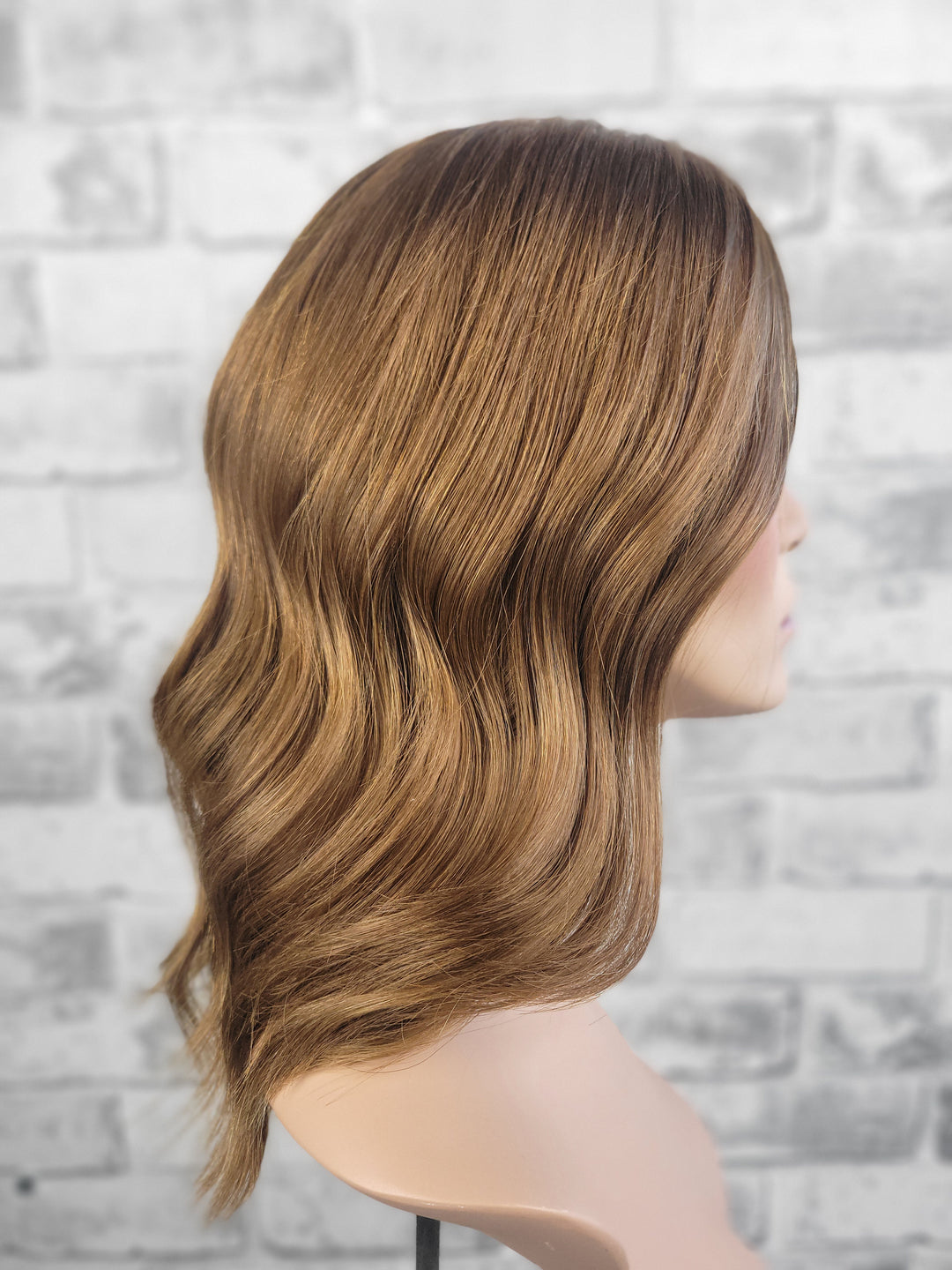 15" Closed Lace Topper -  Copper Melt (8x8)