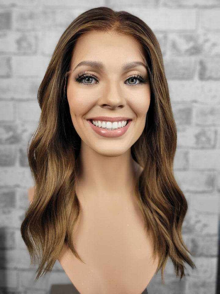 18" Lux Lace Wig - Bronzed Caramel (S)