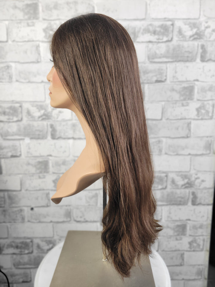 23"/24" Lux Lace Wig Virgin Slavic -  Chocolate (M)