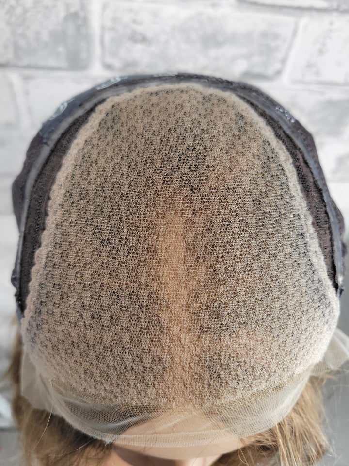 17" Lux Lace Wig Virgin Slavic - Soft Toffee (M)