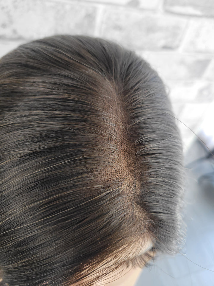 16" Closed Lace Topper - Iced Truffle  (8x8)