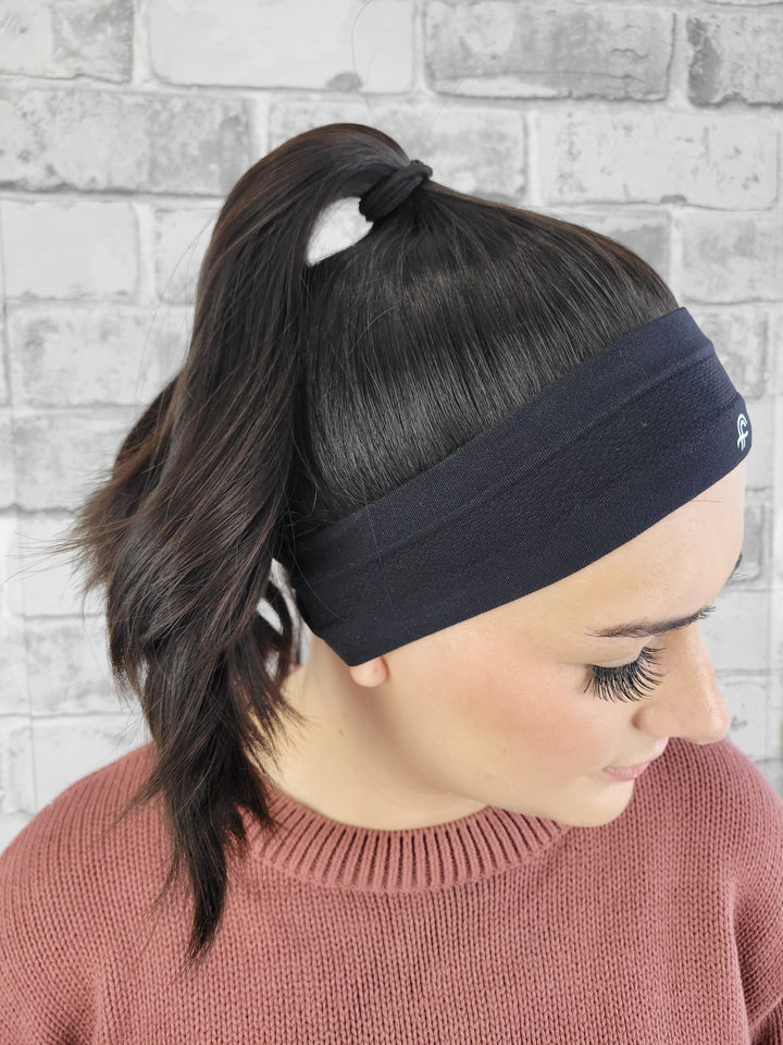 20" NEW Sport Pony Wig - Natural Black (L)