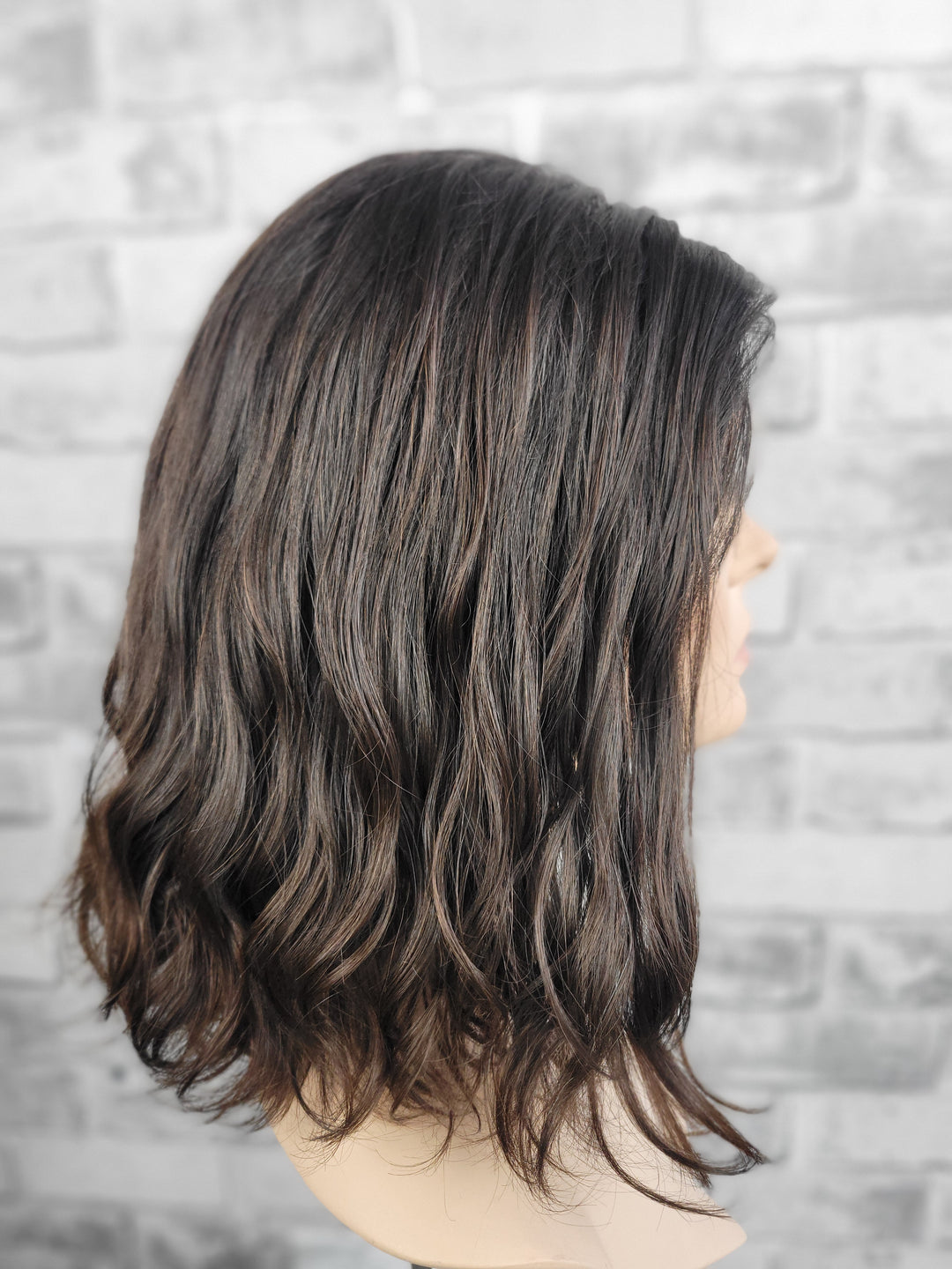14" Lux Lace Wig Virgin Slavic - Darkest Brown (M)