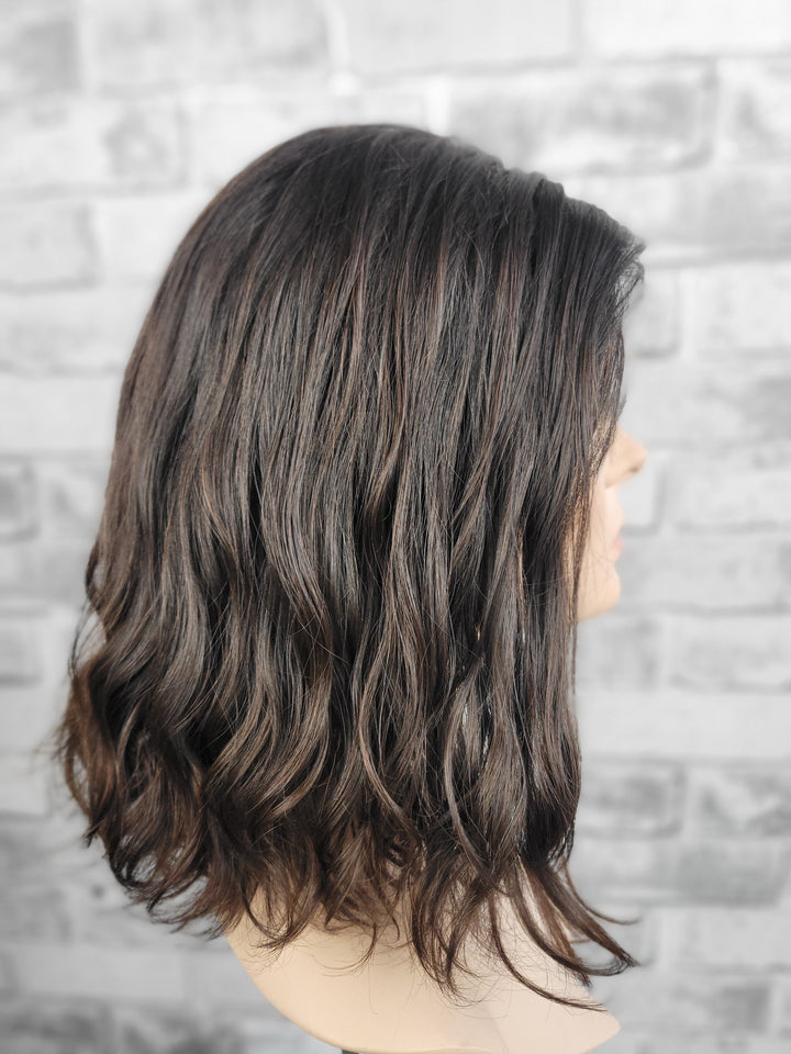 14" Lux Lace Wig Virgin Slavic - Darkest Brown (M)