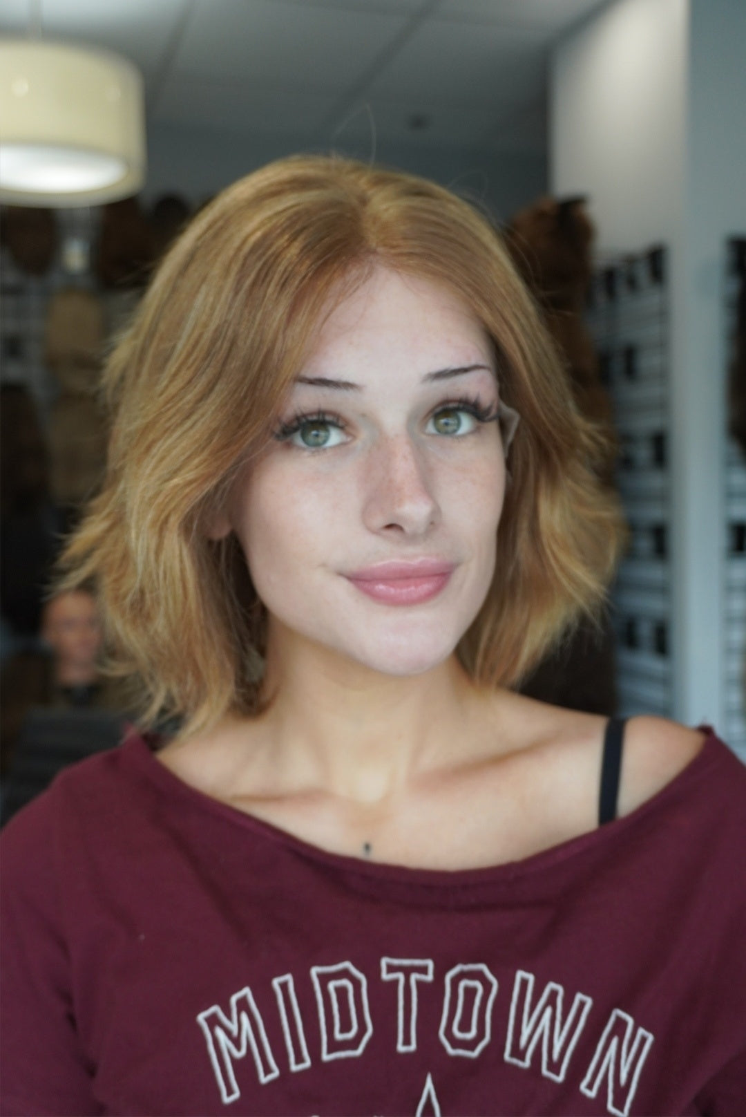 12" Lux Lace Wig Virgin Slavic - Gold Bronze (L)