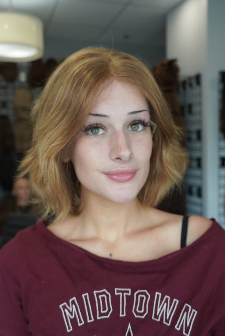 12" Lux Lace Wig Virgin Slavic - Gold Bronze (L)
