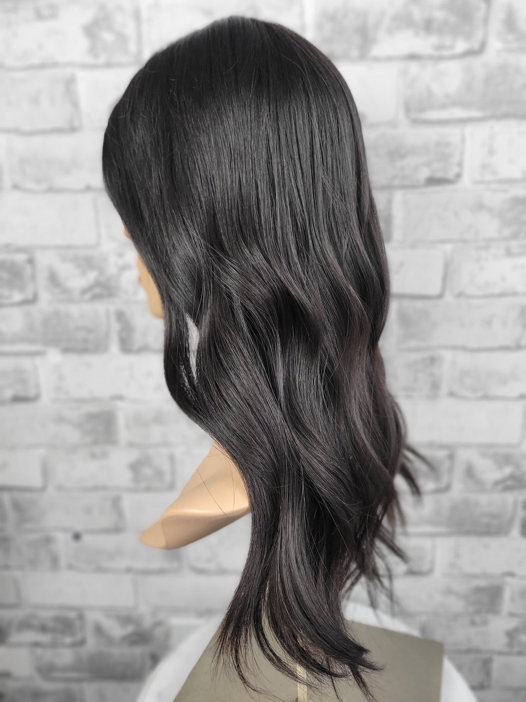 20" Closed Lace Topper - Natural Black (8x8)