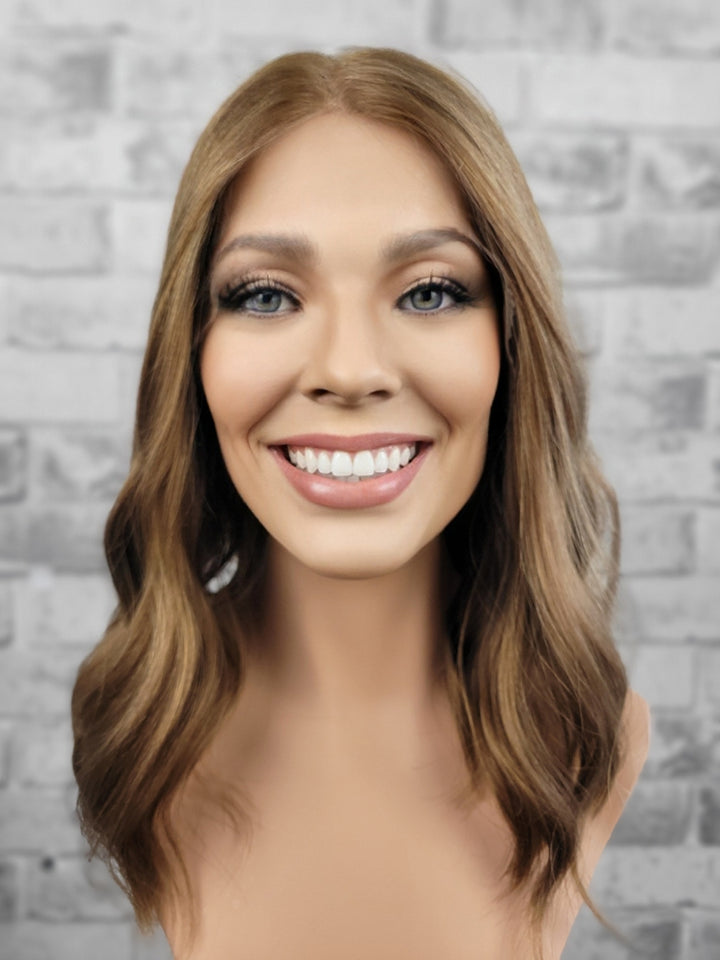 16" Lux Lace Wig Virgin Slavic - Soft Toffee (M)